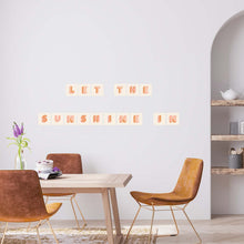 Load image into Gallery viewer, Personalize o quarto dos seus filhos ou faça uma frase que lhe inspire! Os autocolantes decorativos letras amarelas criam um ambiente alegre e descontraido
