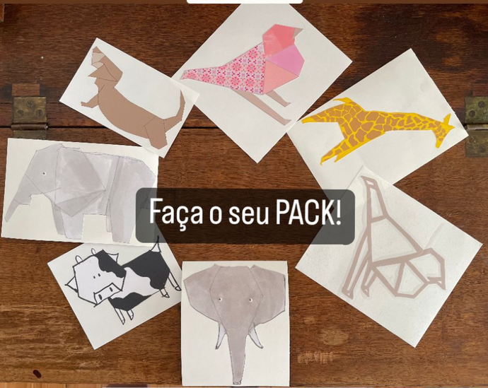 Escolha 6 unidades de todos os animais que temos disponíveis.