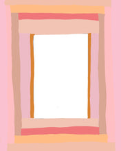 Carregar imagem no visualizador da galeria, Autocolante decorativo moldura cor-de-rosa
