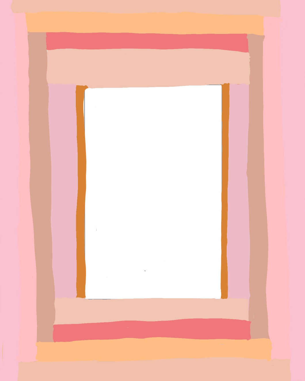 Moldura cor-de-rosa