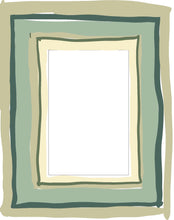 Carregar imagem no visualizador da galeria, Autocolante Decorativo moldura verde
