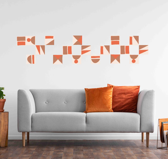 Os Autocolantes decorativos azulejos são versáteis, pois podem aplicar-se em quartos infantis ou em espaços de convivência como a sala ou um canto de leitura.