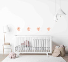 Load image into Gallery viewer, Autocolantes flores fazem a decoração mais querida dos quartos das crianças!
